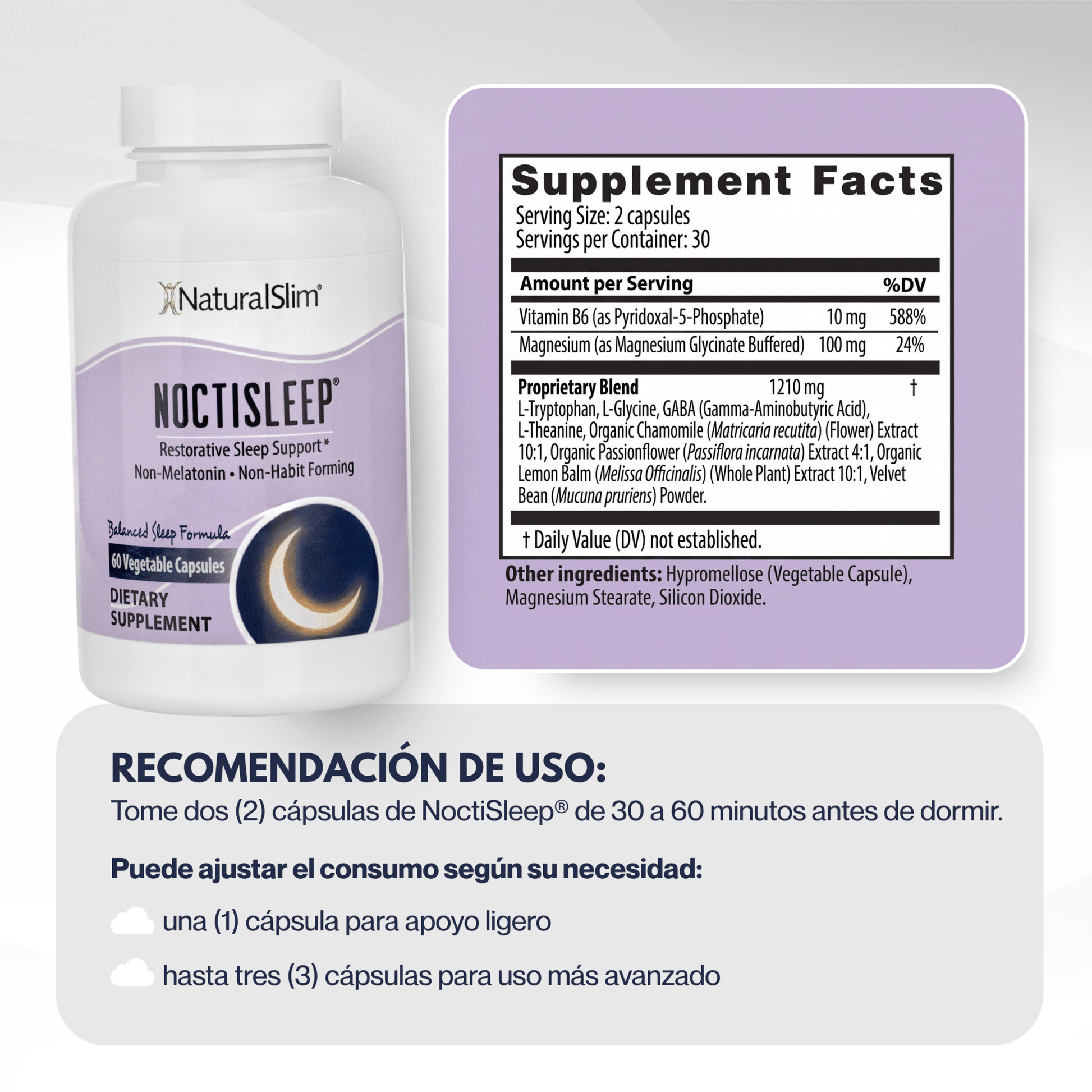 NoctiSleep | Apoyo equilibrado para un sueño reparador - NaturalSlim USA