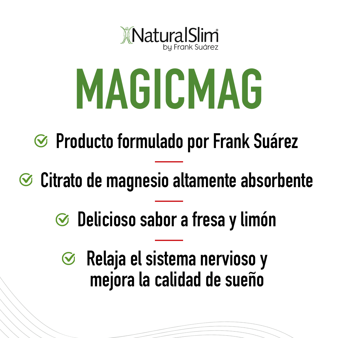MagicMag® Fresa - Limón | Suplemento de Magnesio | Apoyo Relajante y Calmante - NaturalSlim USA