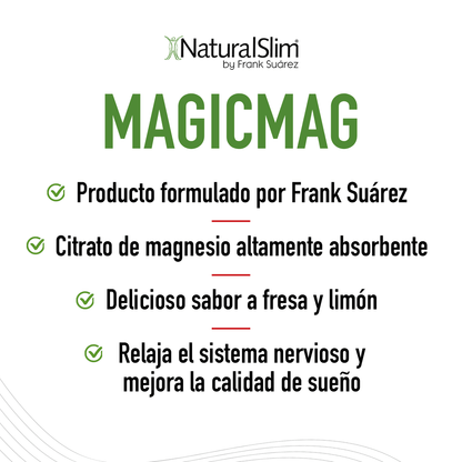 MagicMag® Fresa - Limón | Suplemento de Magnesio | Apoyo Relajante y Calmante - NaturalSlim USA