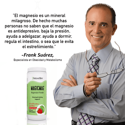 MagicMag® Fresa - Limón | Suplemento de Magnesio | Apoyo Relajante y Calmante - NaturalSlim USA
