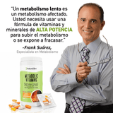Metabolic Vitamins® | Vitaminas Potentes | Multivitaminas y Minerales, Complejo B con Niacina (B3) - NaturalSlim USA