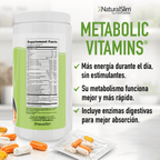 Metabolic Vitamins® | Vitaminas Potentes | Multivitaminas y Minerales, Complejo B con Niacina (B3) - NaturalSlim USA