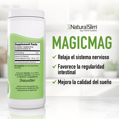 MagicMag® Fresa - Limón | Suplemento de Magnesio | Apoyo Relajante y Calmante - NaturalSlim USA