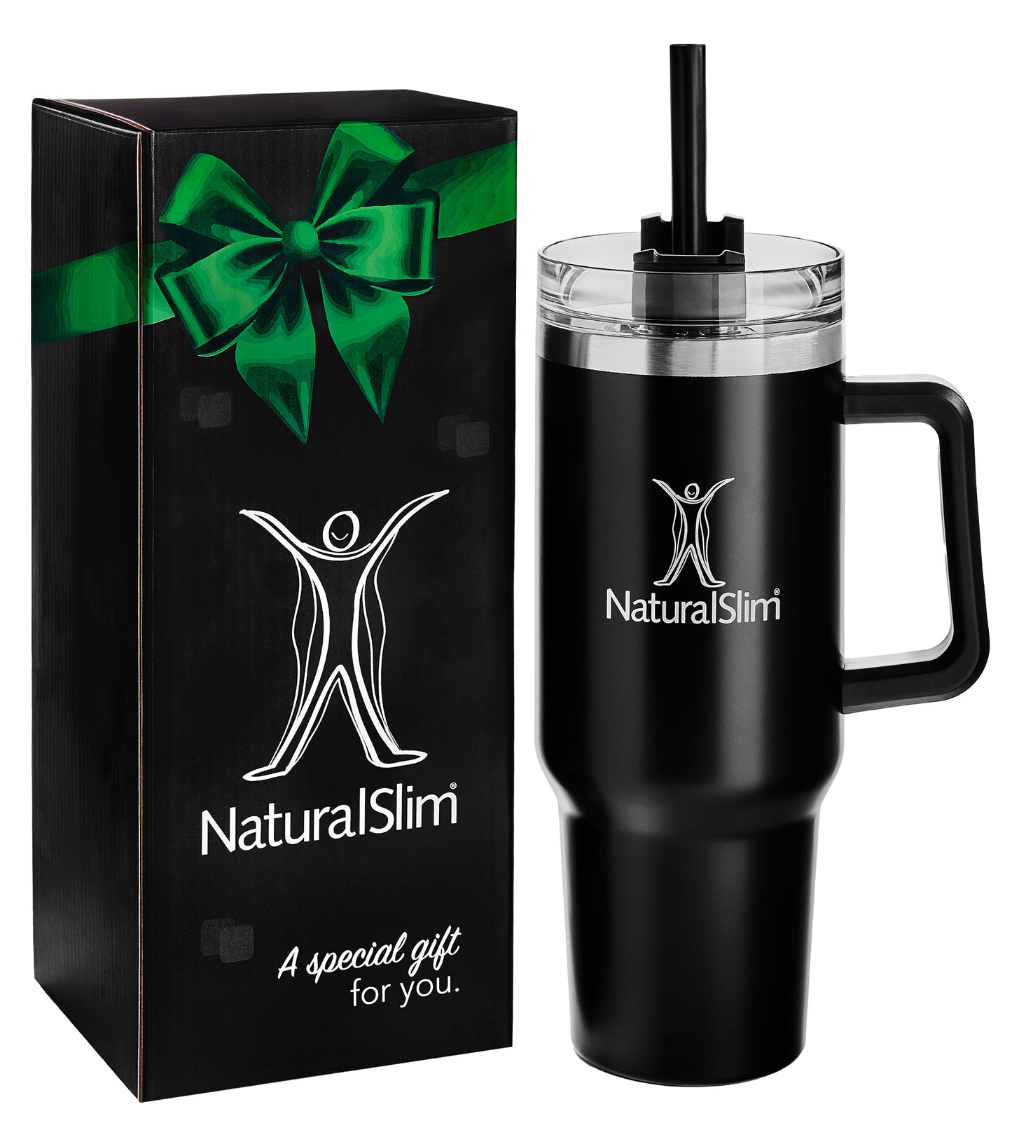 NaturalSlim®️ Tumbler (Limited Edition) | Vaso térmico de acero inoxidable | 40 oz