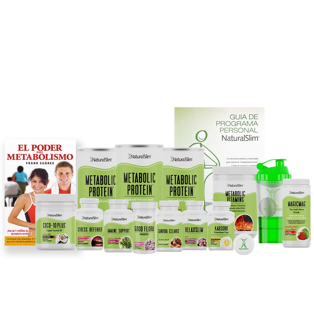2 Programas Personales de NaturalSlim®: El Programa Completo Para Perder Grasa y Mejorar tu Metabolismo de Forma Saludable - NaturalSlim USA