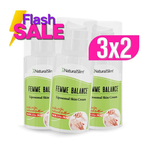 OFERTA ESPECIAL  | 3 Femme Balance™ | Crema de Progesterona por el precio de 2