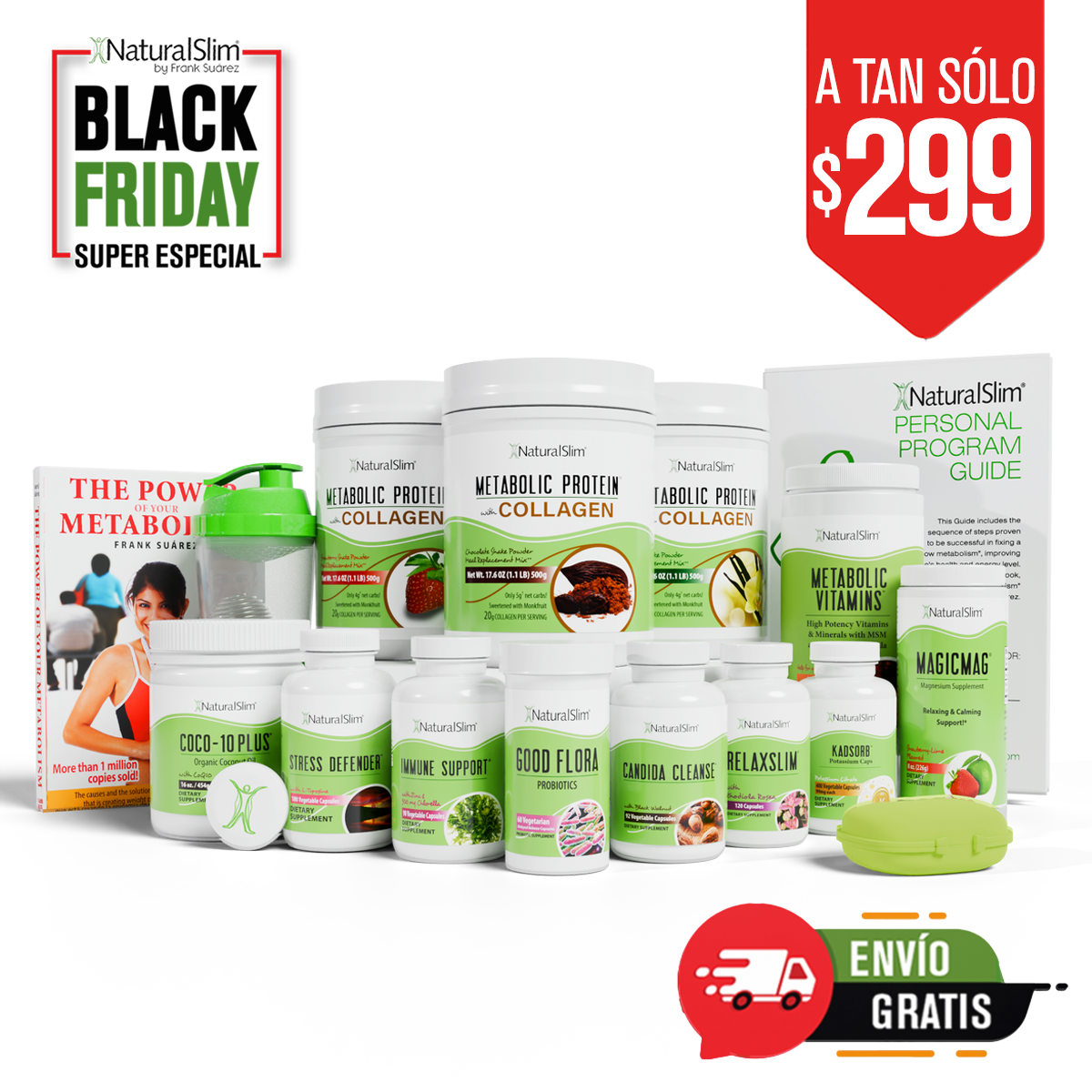 NaturalSlim® Personal Program (ENGLISH) | The Complete Program to Lose Fat and Improve Your Metabolism in a Healthy Way