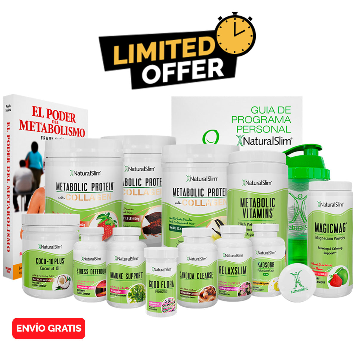 Programa Personal de NaturalSlim® (ESPAÑOL) | El Programa Completo Para Perder Grasa y Mejorar tu Metabolismo de Forma Saludable