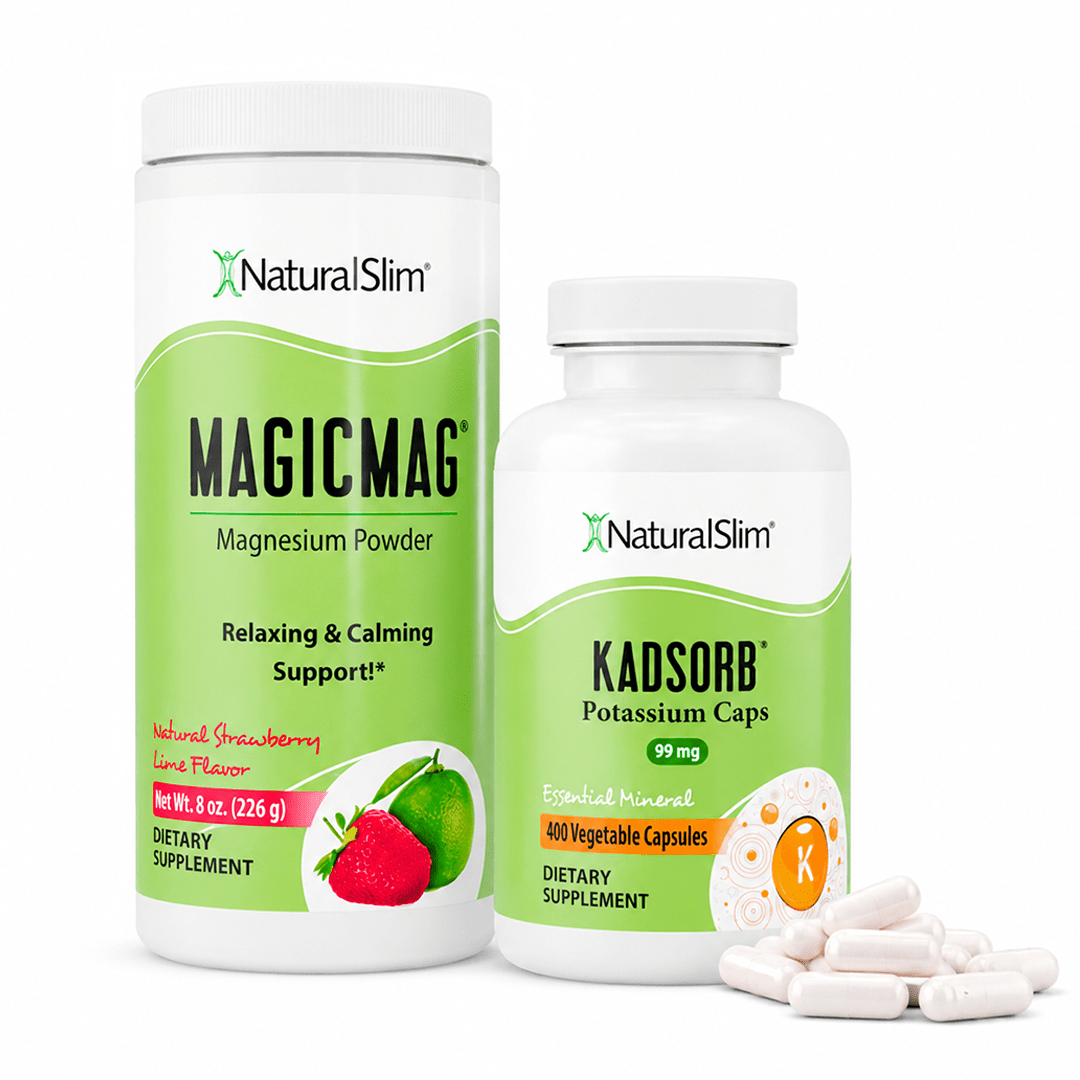 Dúo Dinámico (MagicMag® & Kadsorb®) | Magnesio y Potasio - NaturalSlim USA