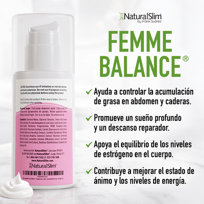 Femme Balance™ | Crema Liposomal Para la Piel - NaturalSlim USA