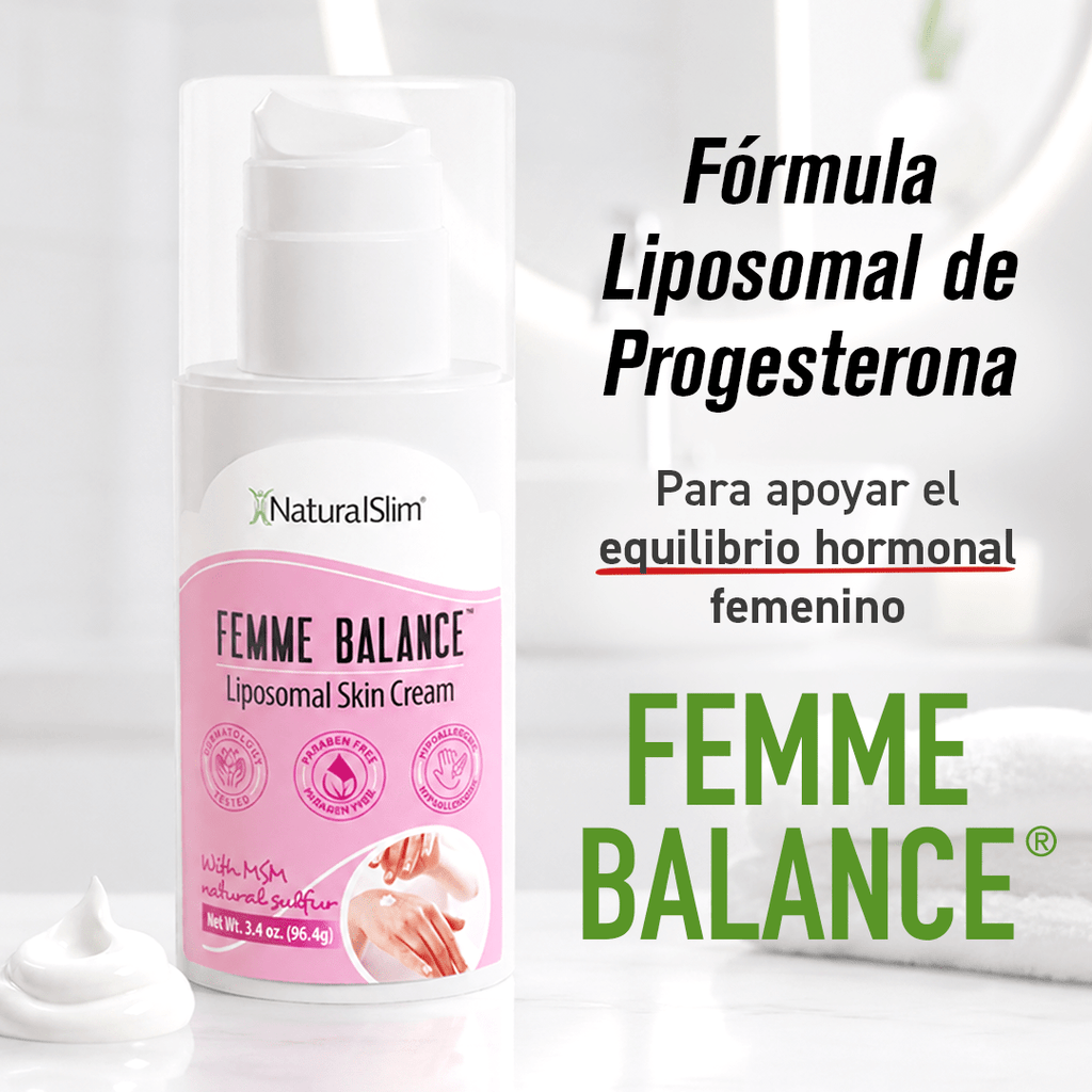 Femme Balance™ | Crema Liposomal Para la Piel - NaturalSlim USA