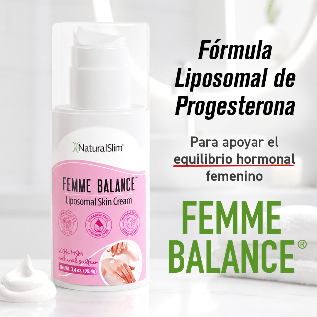 Femme Balance™ | Crema Liposomal Para la Piel - NaturalSlim USA