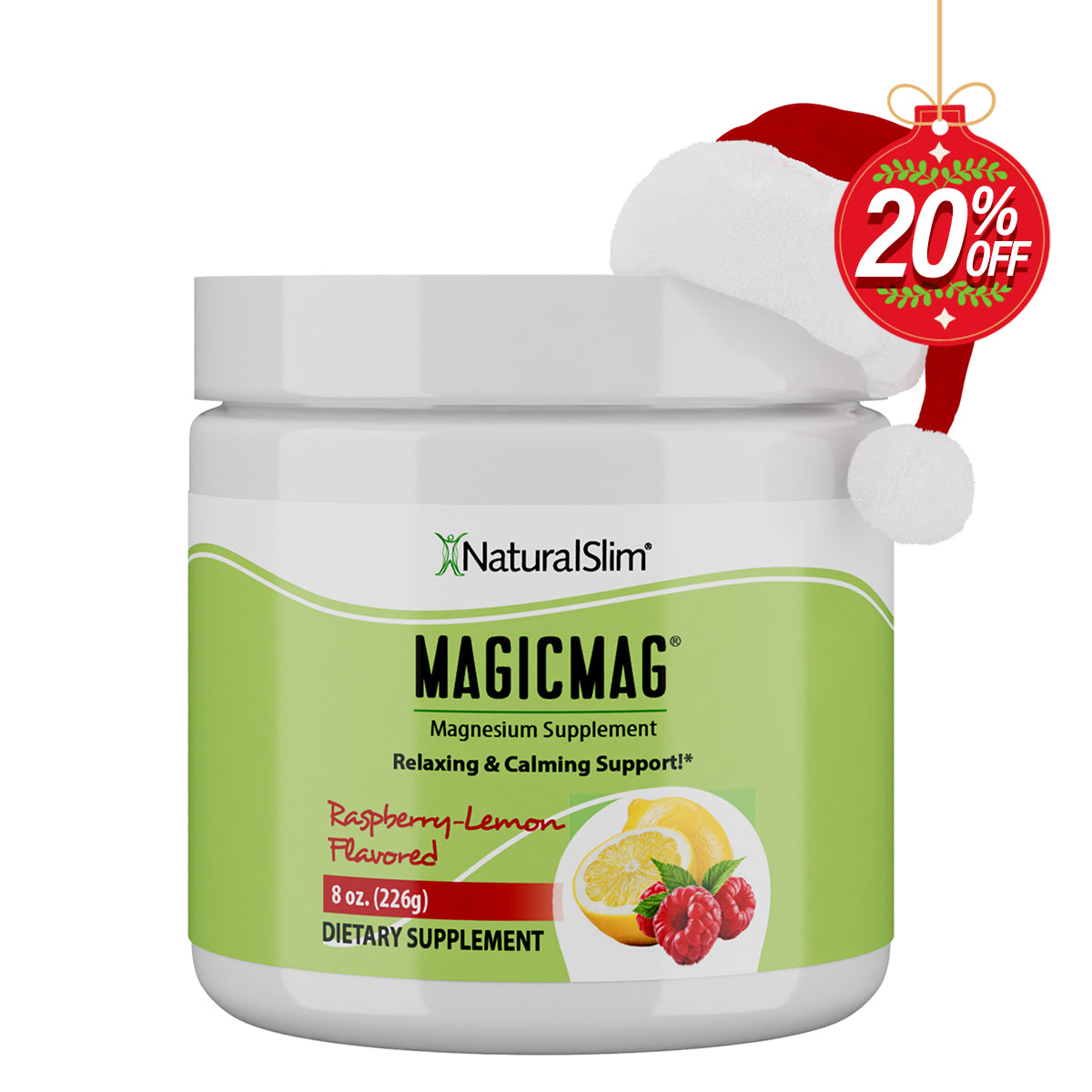 MagicMag®Frambuesa-Limón|SuplementodeMagnesio|ApoyoRelajanteyCalmante