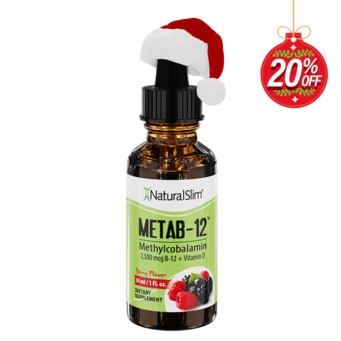 METAB-12® Berry Liquid Vitamin B-12 (Methylcobalamin) + Vitamin D