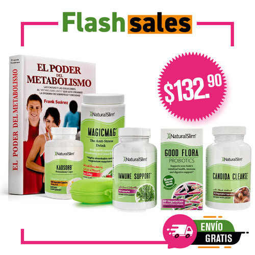 Candiseptic Kit, MagicMag y Kadsorb | Limpieza de Hongo Candida Albicans & Duo Dinámico | Envío GRATIS