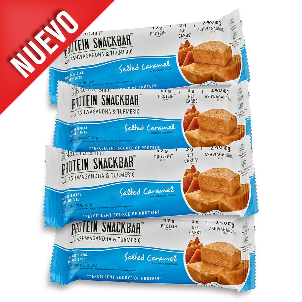 NaturalSlim® Protein Snackbar™ Salted Caramel | Barras de proteína - NaturalSlim USA
