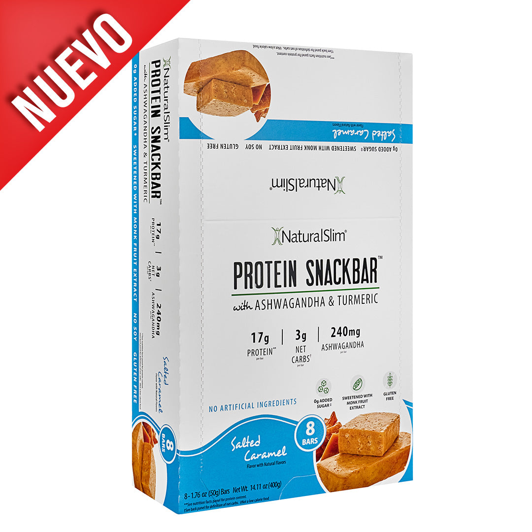 NaturalSlim® Protein Snackbar™ Salted Caramel | Barras de proteína