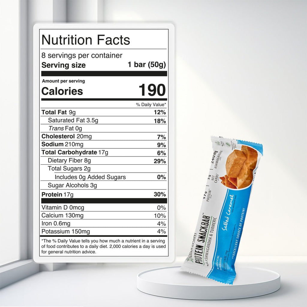 NaturalSlim® Protein Snackbar™ Salted Caramel | Barras de proteína - NaturalSlim USA