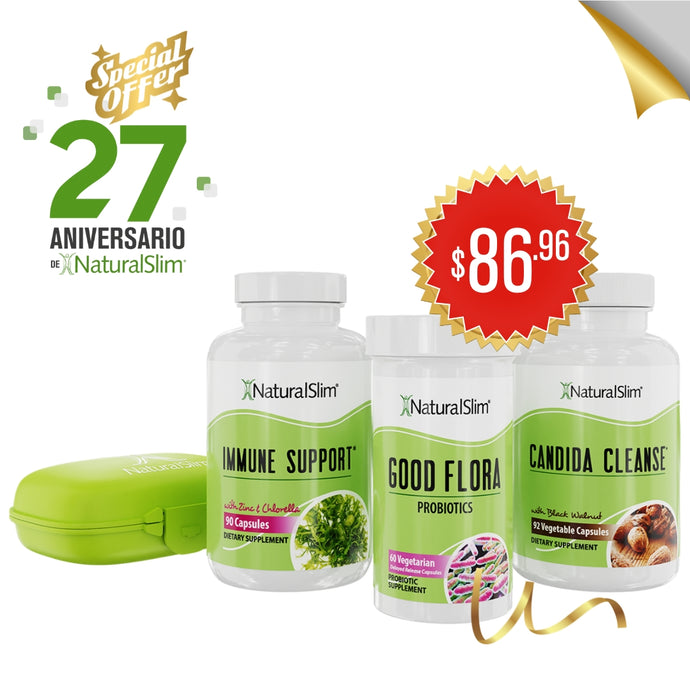 Candiseptic® Kit - Limpieza de Hongo Candida Albicans y libro de Frank Suárez | Envío GRATIS