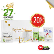 Load image into Gallery viewer, Dynamic Duo Gift Set | MagicMag®, Kadsorb®, Despierta tu Metabolismo! Book, Mug and Gift Box with Information Leaflet| Magnesium