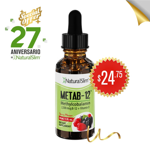 METAB-12® Berry Liquid Vitamin B-12 (methylcobalamin) + Vitamin D