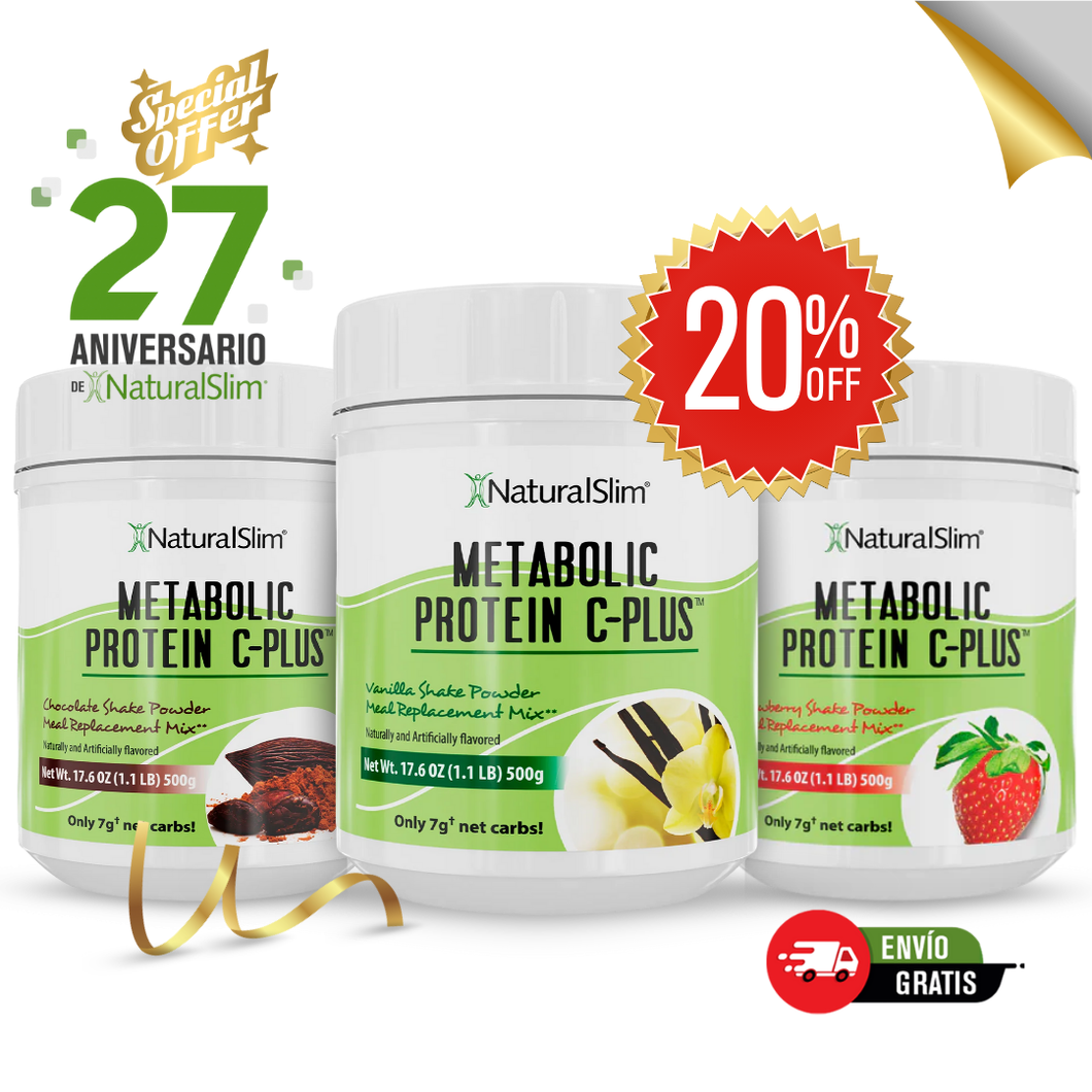 3 Bottles of Metabolic Protein C-Plus™ | FREE Shipping