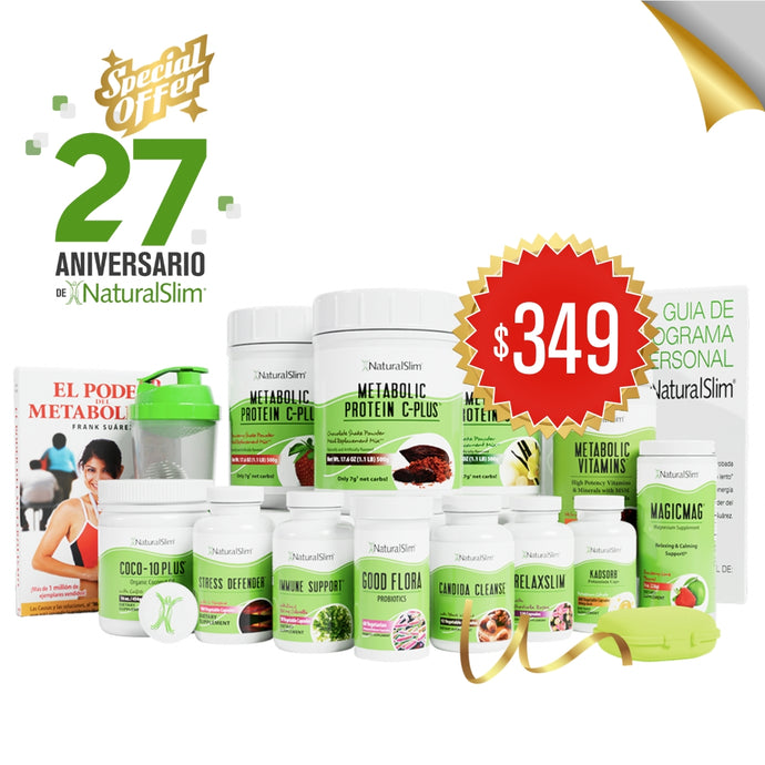 Programa Personal de NaturalSlim® (ESPAÑOL) | El Programa Completo Para Perder Grasa y Mejorar tu Metabolismo de Forma Saludable