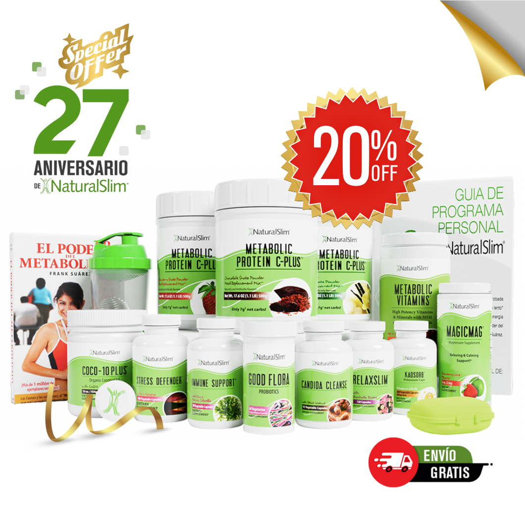 NaturalSlim Personal Program (SPANISH) | The Complete Program to Lose Fat and Improve Your Metabolism the Healthy Way