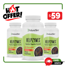 Cargar imagen en el visor de la galería, ¡Oferta Especial! - 3 Helpzymes® por solo $59 | Enzimas Digestivas