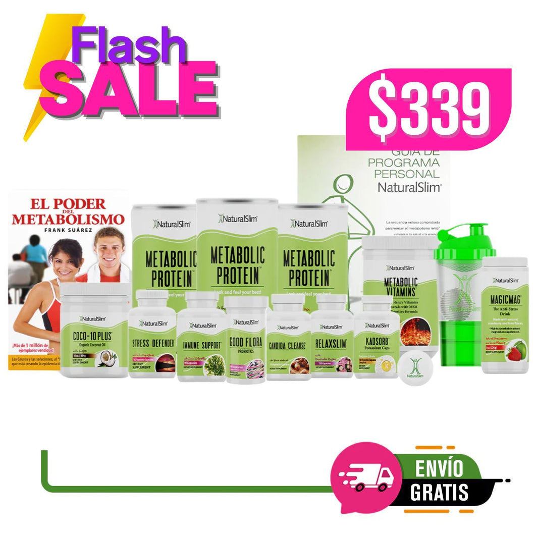 NaturalSlim Personal Program (SPANISH) | The Complete Program to Lose Fat and Improve Your Metabolism the Healthy Way