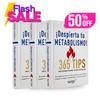 Special Pack: 3 Books of "Wake Up Your Metabolism! 365 Tips to Restore, Improve, and Support Your Metabolism" - The Perfect Gift for Your Well-being.(SPANISH)