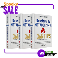 Pack Especial: 3 Libros de ¡Despierta tu Metabolismo! 365 Tips para Restaurar, Mejorar y Apoyar tu Metabolismo - El Regalo Perfecto para tu Bienestar