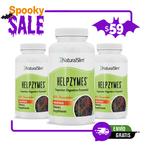¡Oferta Especial! - 3 Helpzymes® por solo $59 | Enzimas Digestivas