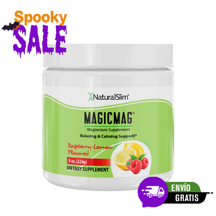 MagicMag® Frambuesa-Limón | Suplemento de Magnesio | Apoyo Relajante y Calmante