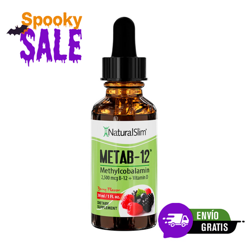 METAB-12® Berry Liquid Vitamin B-12 (methylcobalamin) + Vitamin D