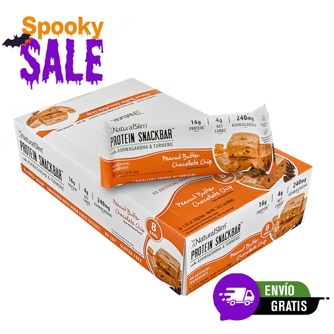 NaturalSlim® Protein Snackbar™ Peanut Butter Chocolate Chip | Barras de proteína