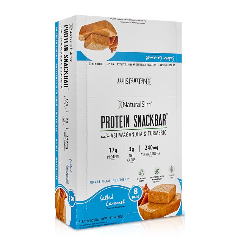NaturalSlim® Protein Snackbar™ Salted Caramel | Barras de proteína - NaturalSlim USA
