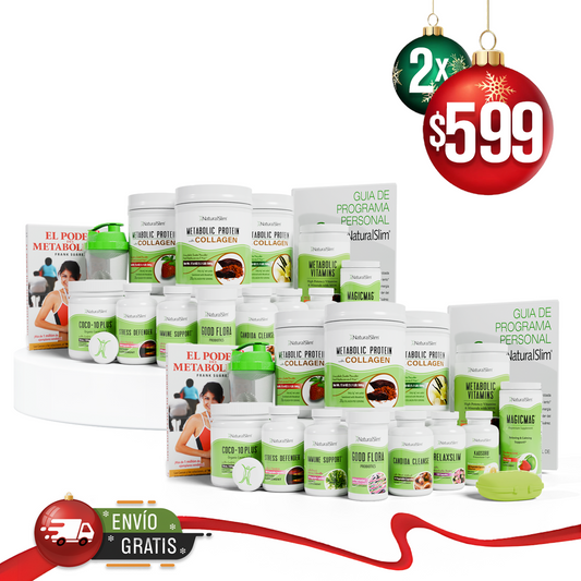 2 Programas Personales de NaturalSlim®: El Programa Completo Para Perder Grasa y Mejorar tu Metabolismo de Forma Saludable