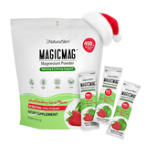 MagicMag® Stick Packs | Viaje - Travel | Fresa - Limón | Suplemento Citrato de Magnesio | Apoyo Relajante y Calmante* - NaturalSlim USA