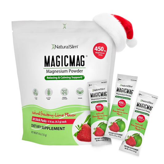 MagicMag® Stick Packs | Travel-Travel | Strawberry-Lemon | Magnesium Citrate Supplement | Relaxing and Soothing Support*.
