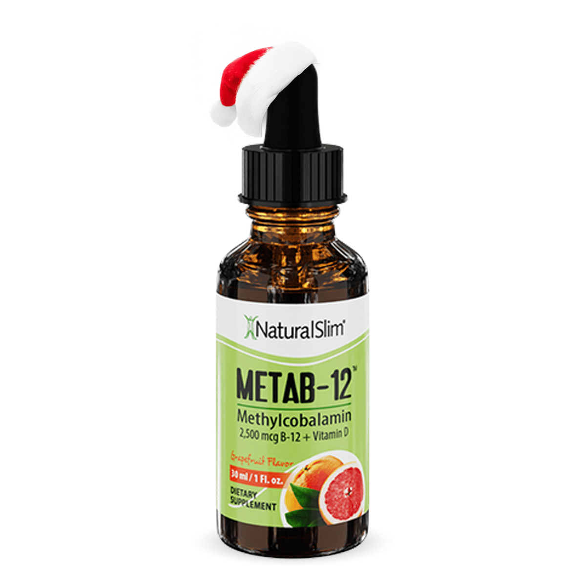 METAB - 12® Berry Liquid Vitamin B - 12 (methylcobalamin) + Vitamin D - NaturalSlim USA