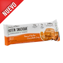 Cargar imagen en el visor de la galería, NaturalSlim® Protein Snackbar™ Peanut Butter Chocolate Chip | Barras de proteína