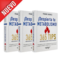 Pack Especial: 3 Libros de ¡Despierta tu Metabolismo! 365 Tips para Restaurar, Mejorar y Apoyar tu Metabolismo - El Regalo Perfecto para tu Bienestar