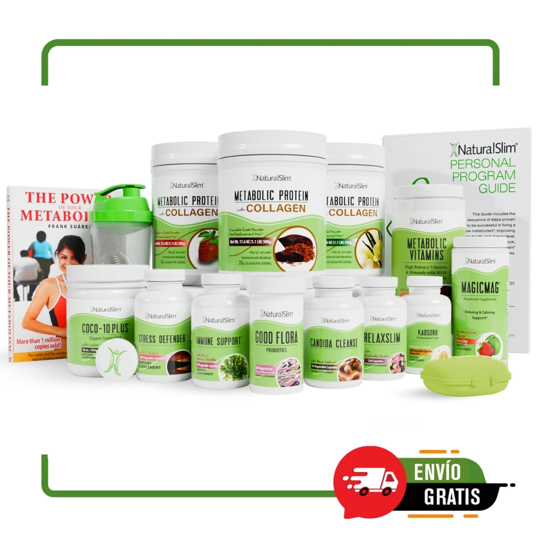NaturalSlim® Personal Program (ENGLISH) | The Complete Program to Lose Fat and Improve Your Metabolism in a Healthy Way