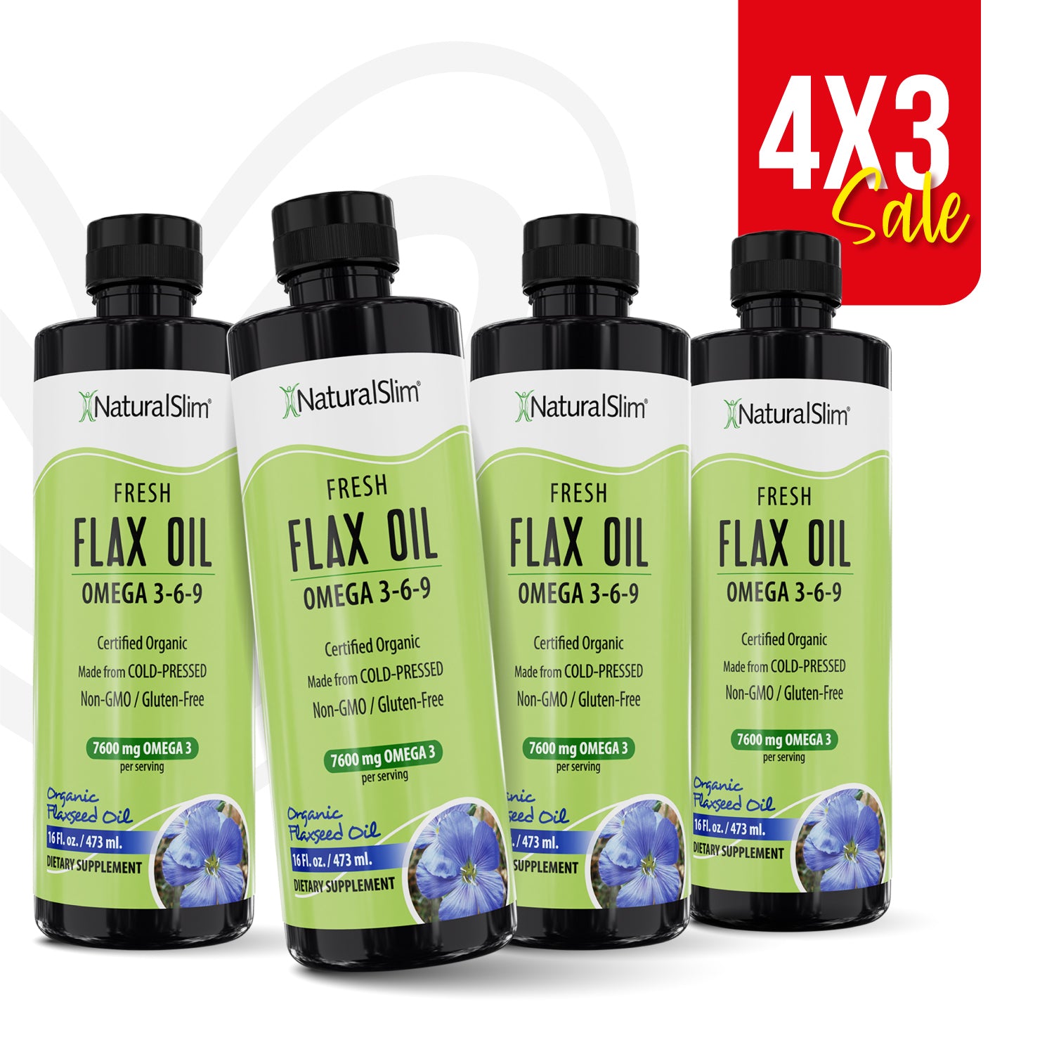 Flax Oil  Aceite de Lino (Omega 3-6-9) – NaturalSlim USA