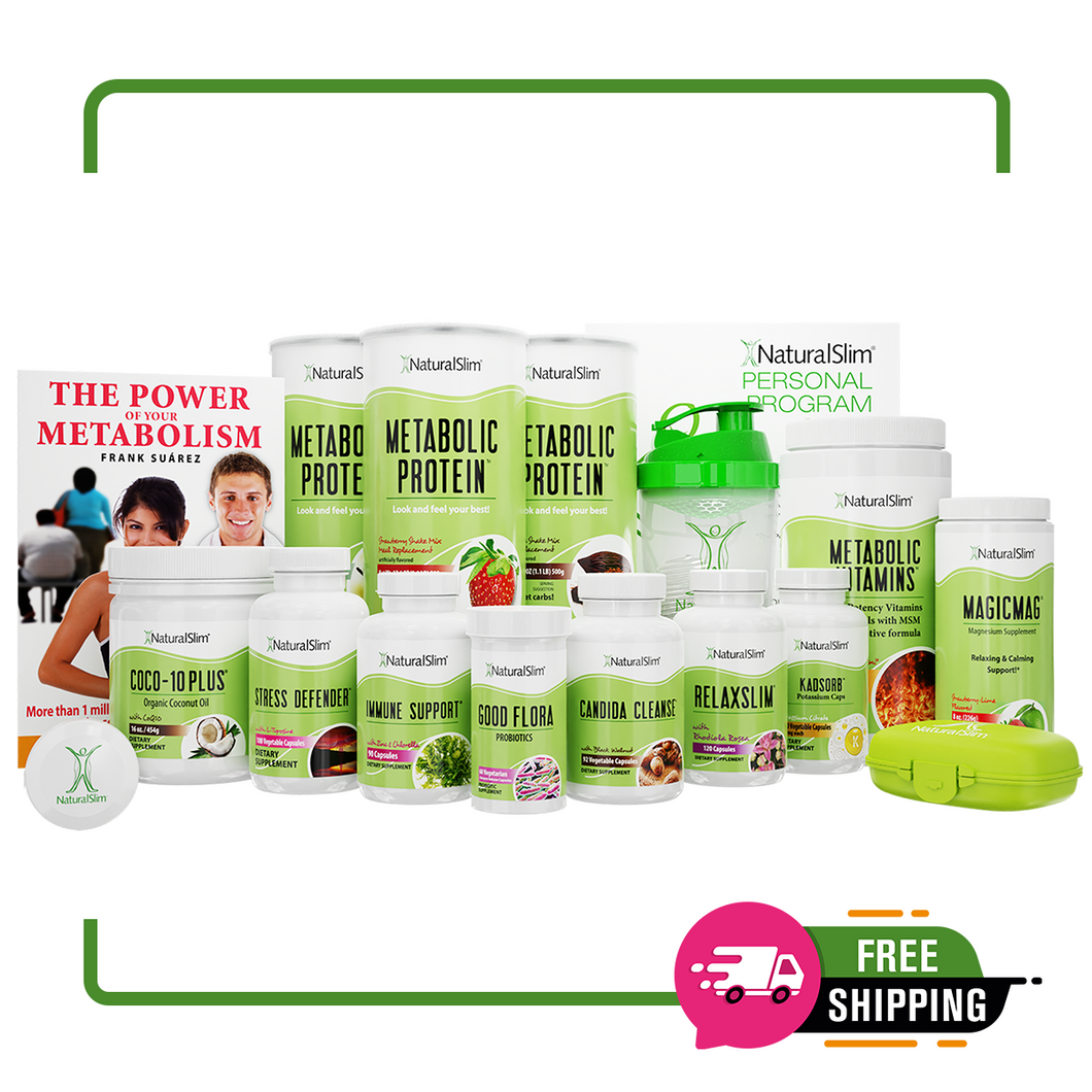 NaturalSlim® Personal Program (ENGLISH) | The Complete Program to Lose Fat and Improve Your Metabolism in a Healthy Way