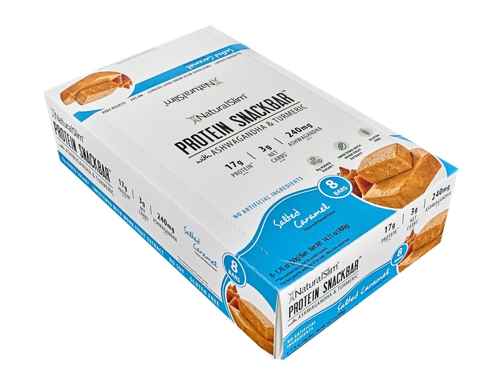 NaturalSlim® Protein Snackbar™ Salted Caramel | Barras de proteína - NaturalSlim USA