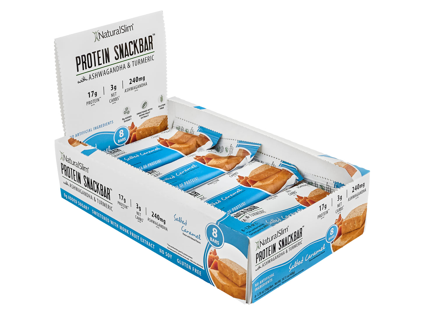 NaturalSlim® Protein Snackbar™ Salted Caramel | Barras de proteína