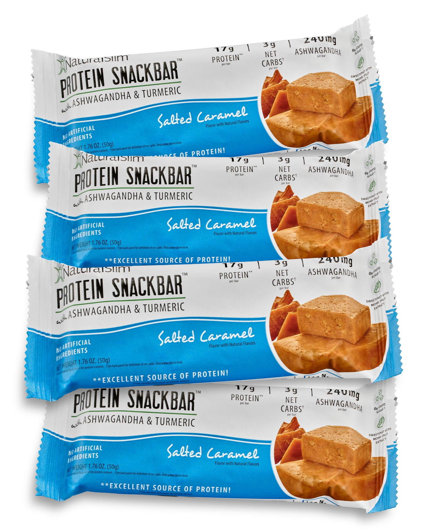 NaturalSlim® Protein Snackbar™ Salted Caramel | Barras de proteína