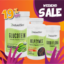 Cargar imagen en el visor de la galería, Combo de Apoyo Digestivo: 1 Glucotein + 1 Helpzymes + 1 Good Flora